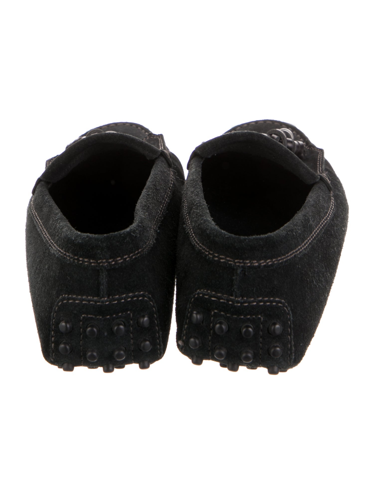 Tod's Suede Tassel Accents Moccasins